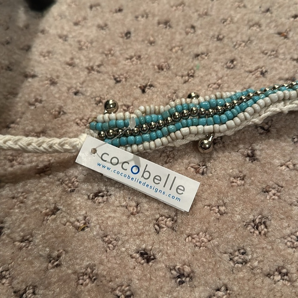NWT Singa Beaded Belt CoCoBella sold at Anthropologie - Picture 3 of 6
